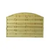 Wooden Garden Fence Panel Closed Arch 120x180cm