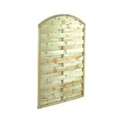 Wooden Garden Fence Panel Closed Arch 180x120cm