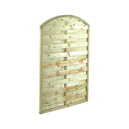 Wooden Garden Fence Panel Closed Arch 180x120cm