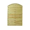 Wooden Garden Fence Panel Closed Arch 180x120cm