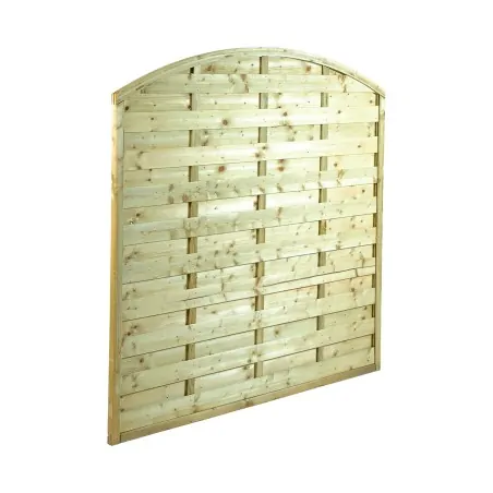 Wooden Garden Fence Panel Closed Arch 180x180cm