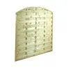 Wooden Garden Fence Panel Closed Arch 180x180cm