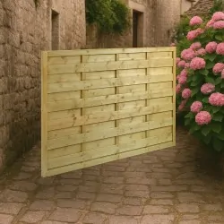 Ξύλινο Διαχωριστικό Κήπου Πάνελ Κλειστό 90x180εκ.