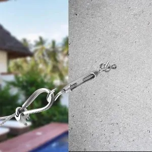 turnbuckle hook 8mm (set of 2) galvanized