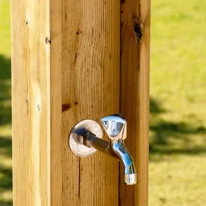 Wooden Outdoor Shower 241 x 100cm