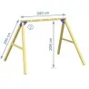 Freeswing Wooden Swing 240cm