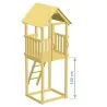 Kiosk Wooden Play Tower 150cm with Swing Extension