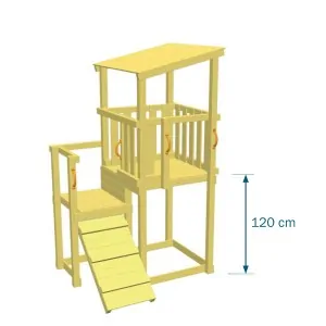 Cascade Wooden Play Tower 120cm