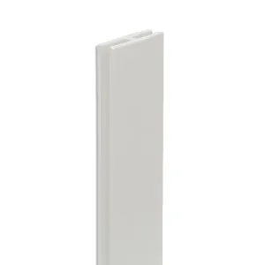 Trellis Connector H Profile 200cm White