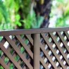 Trellis Connector H Profile 200cm Brown