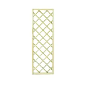 Wooden Diagonal Trellis (eye 12x12)  60 x 180cm