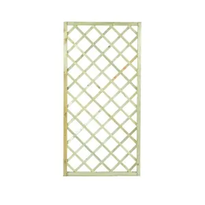 Wooden Diagonal Trellis (eye 12x12) 90 x 180cm