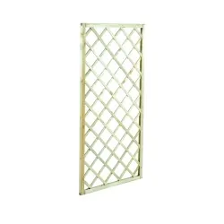 Wooden Diagonal Trellis (eye 12x12) 90 x 180cm