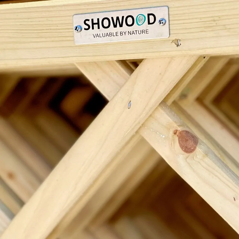 Wooden Diagonal Trellis (eye 12x12) 120 x 180cm