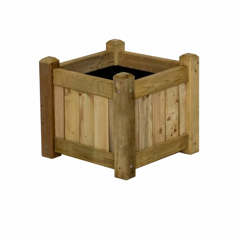 Granada Square Wooden Planter 45x50x50cm