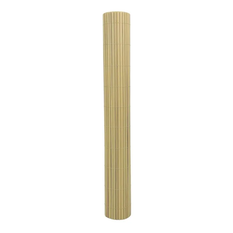 Double-Sided PVC Reed Fence Natural 200 x 300 cm