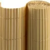 Double-Sided PVC Reed Fence Natural 200 x 300 cm