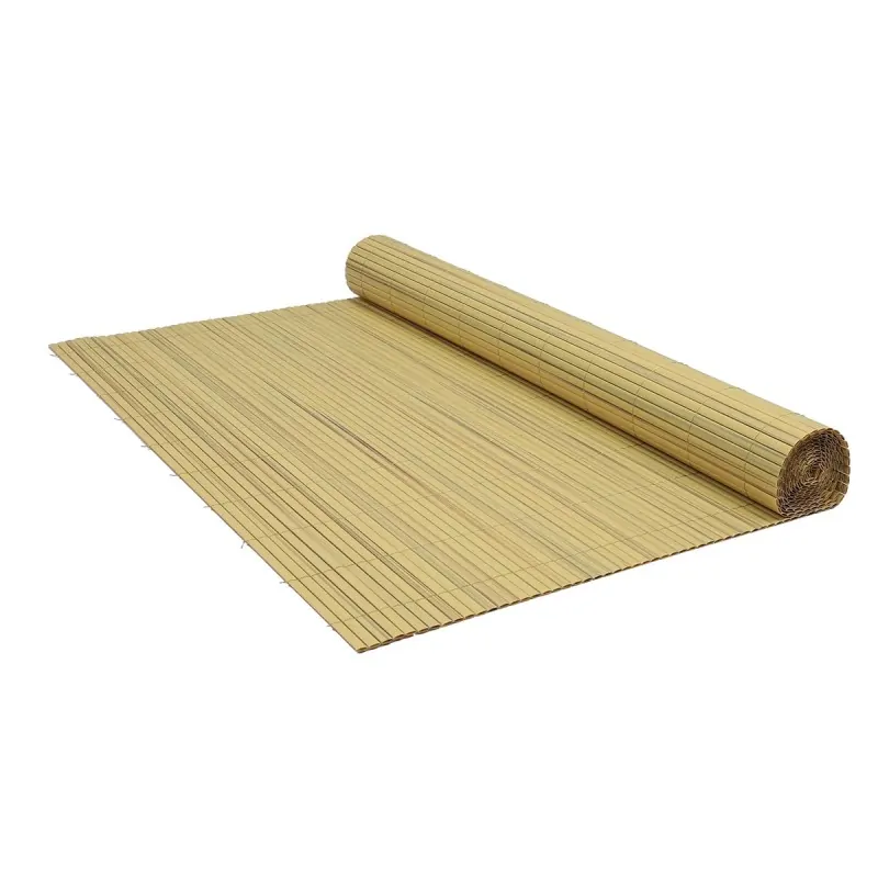 Καλαμωτή Διπλής Όψης PVC  150 x 300εκ. - Φυσικό