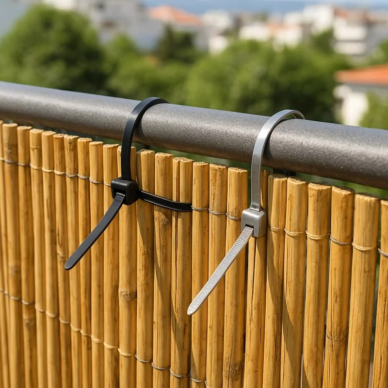 Δεματικά Καλαμωτής 3,5 x 200mm - Μαύρα