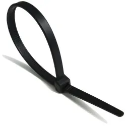 Black Plastic Cable Ties 3.5 x 200mm – For Reed Fence