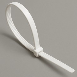 White Plastic Cable Ties 3.5 x 200mm – For Reed Fence