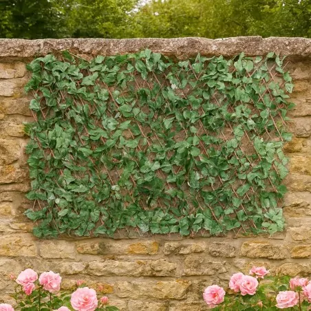 Premium Expandable Artificial Leaf Screen 100 x 300 cm