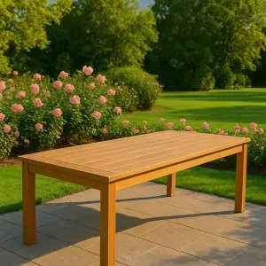 Teak table 100 x 250cm