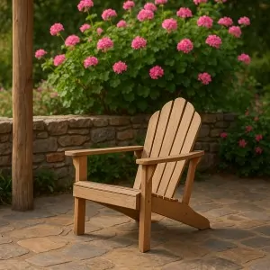 Καρέκλα Εξωτερικού Χώρου Adirondack Γκρι