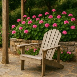 Καρέκλα Εξωτερικού Χώρου Adirondack Γκρι