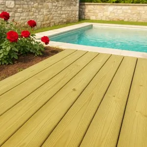 Pressure treaded pine board 2,8 x 19,5 x 420cm