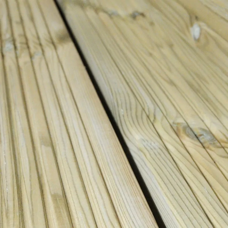 Grooved Pressure-Treated Deck Board 2.1 × 12 × 300 cm