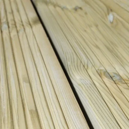 Τάβλα Deck Εμποτισμένη Αυλακωτή 2,1 × 12 × 360 εκ.