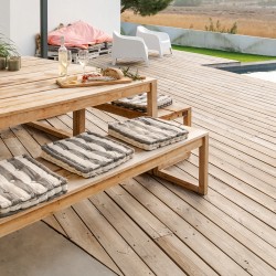 Smooth Pressure-Treated Deck Board 2.1 × 12 × 510 cm