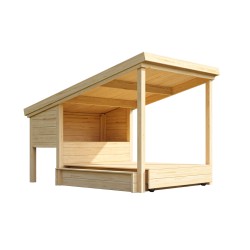 Wooden playhouse Pippi 220 x 164 cm