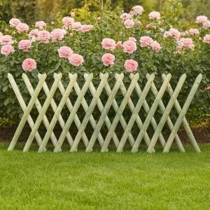 Wooden Expandable Fence PREMIUM 100x250cm