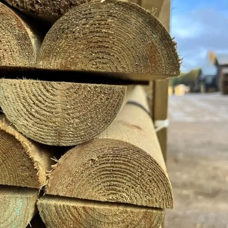 Half Round Post 10 x 300 cm