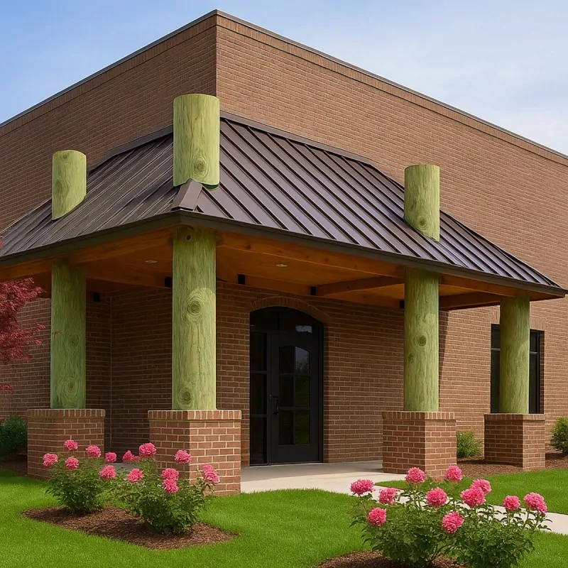 Ξύλινος Κορμός Εμποτισμένος Ø20 x 400 εκ.