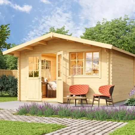 Ξύλινο Σπίτι Καλλιόπη 410 x 410 εκ.