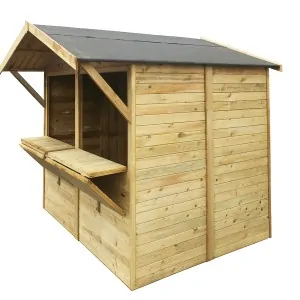 Wooden Market Kiosk – Sales Booth 240 × 180 cm