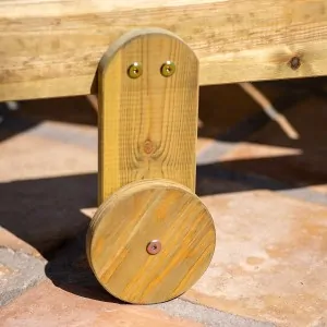 Wooden Impregnated Sun Lounger – 30(H) x 200 x 69 cm