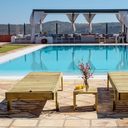 Wooden Beach Lounger 69 × 200 cm – Pressure Treated