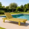 Wooden Impregnated Sun Lounger – 30(H) x 200 x 69 cm