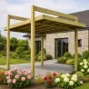 Mediterranean Wooden Pergola 300×500 cm
