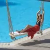 Double Wooden Swing with Jute Rope