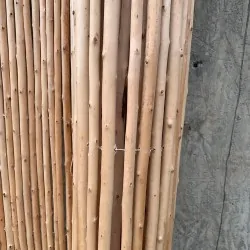 Natural Solid Peeled Wicker Ø18–30mm - 200 x 200cm