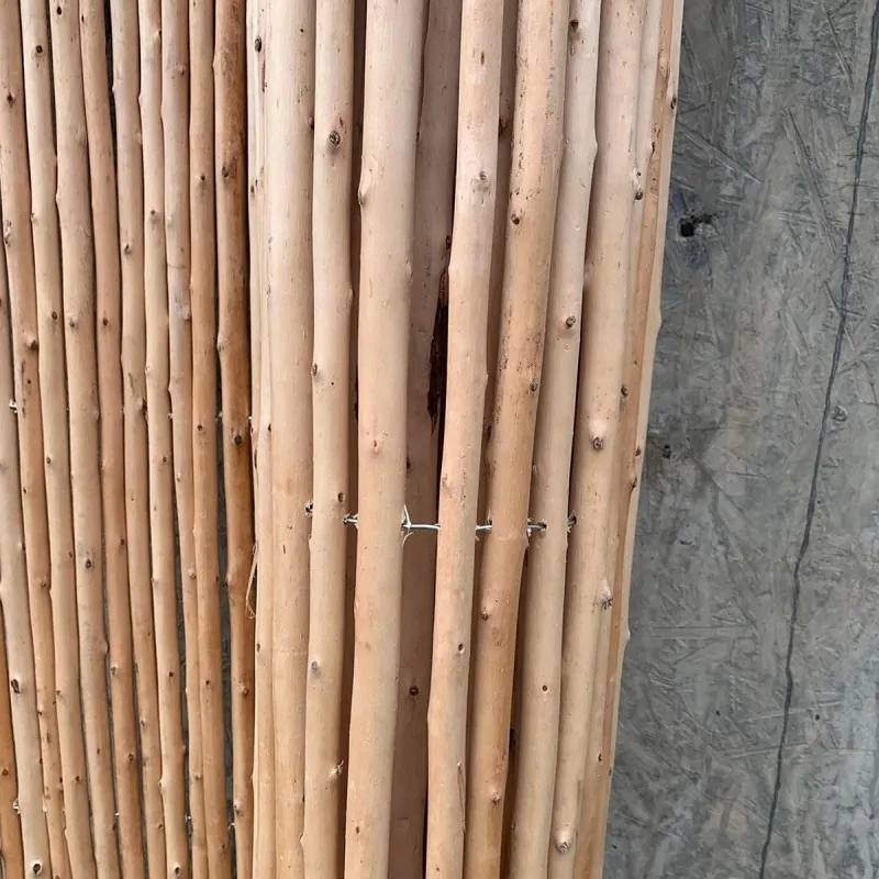 Natural Solid Peeled Wicker Ø18–30mm - 200 x 200cm