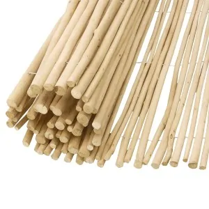 Natural Solid Peeled Wicker Ø18–30mm - 200 x 200cm