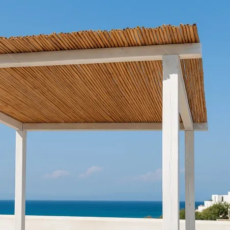 Natural Solid Peeled Wicker Ø18–30mm - 200 x 200cm