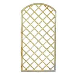 Ξύλινο Καφασωτό Διαγώνιο (μάτι 12x12) Αψίδα - 180 x 90εκ.