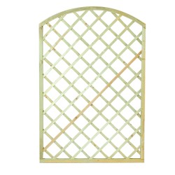 Ξύλινο Καφασωτό Διαγώνιο (μάτι 12x12) Αψίδα - 180 x 120εκ.